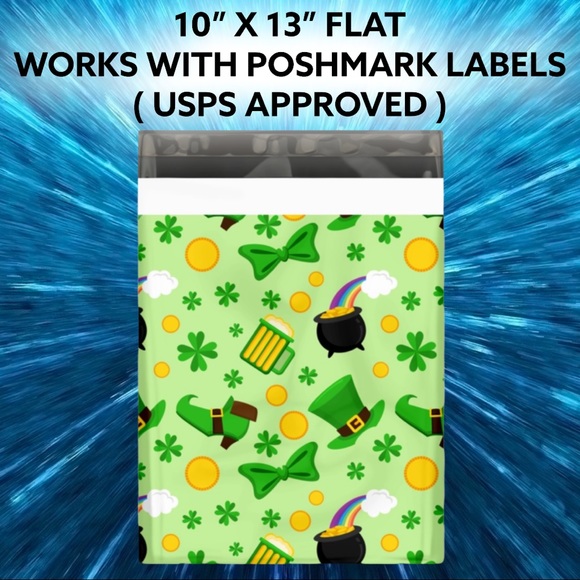 25 10X13 Shamrock Poly Mailers PRICE IS FIRM - Picture 2 of 6